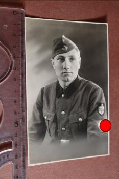 Portrait Mann vom Reichsarbeitsdienst Abteilung 104 / 7